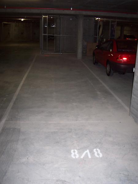 Two Secure Underground end to end Car Parking spaces with storage cage at back.